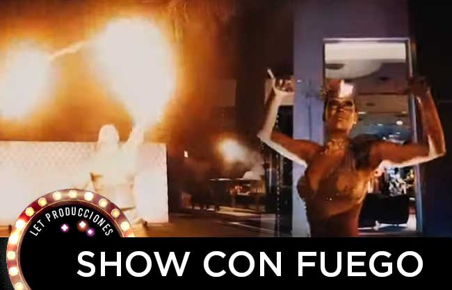 RECEPCIÓN SHOW CON FUEGO